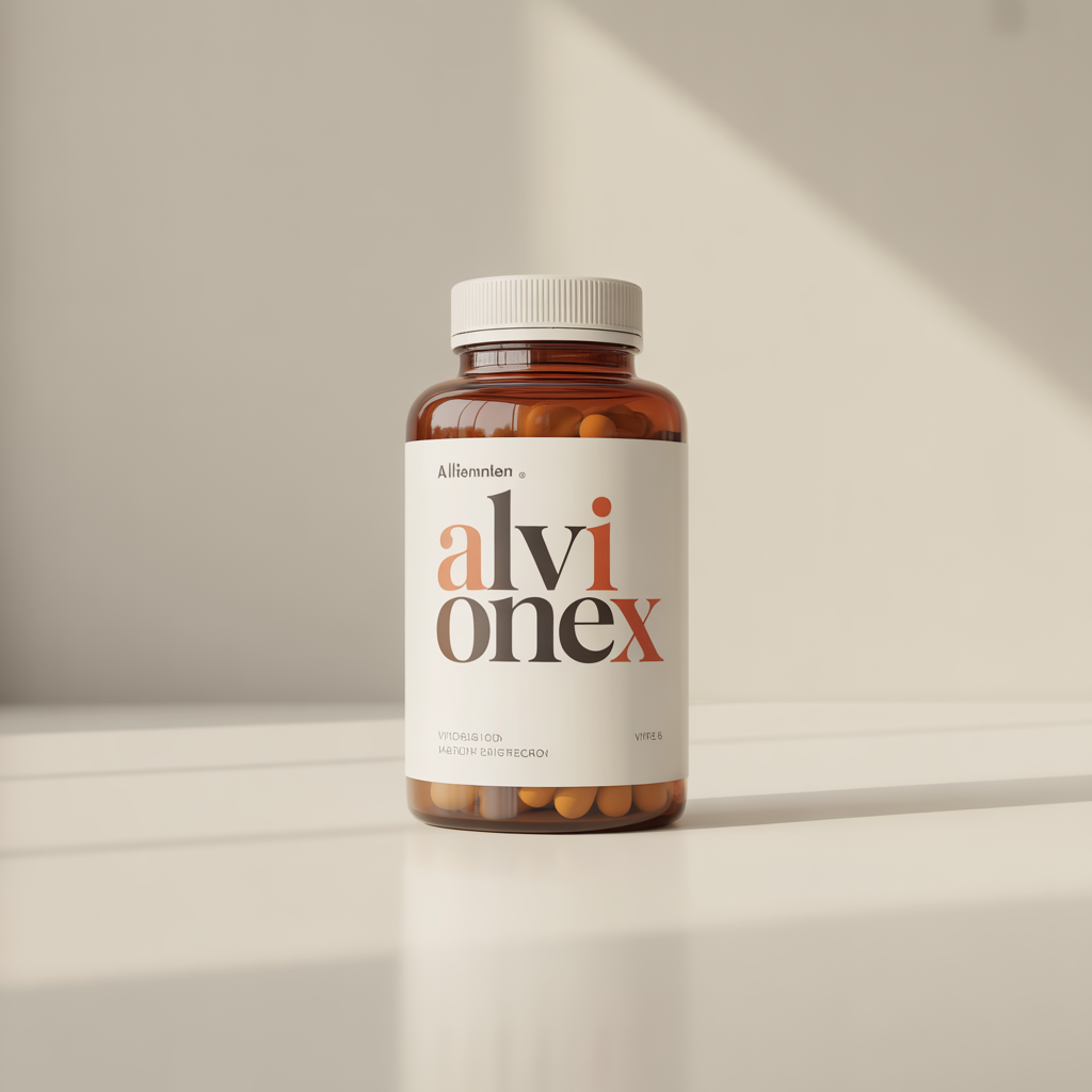 Alvionex natural daily balance complex – premium supplement bottle